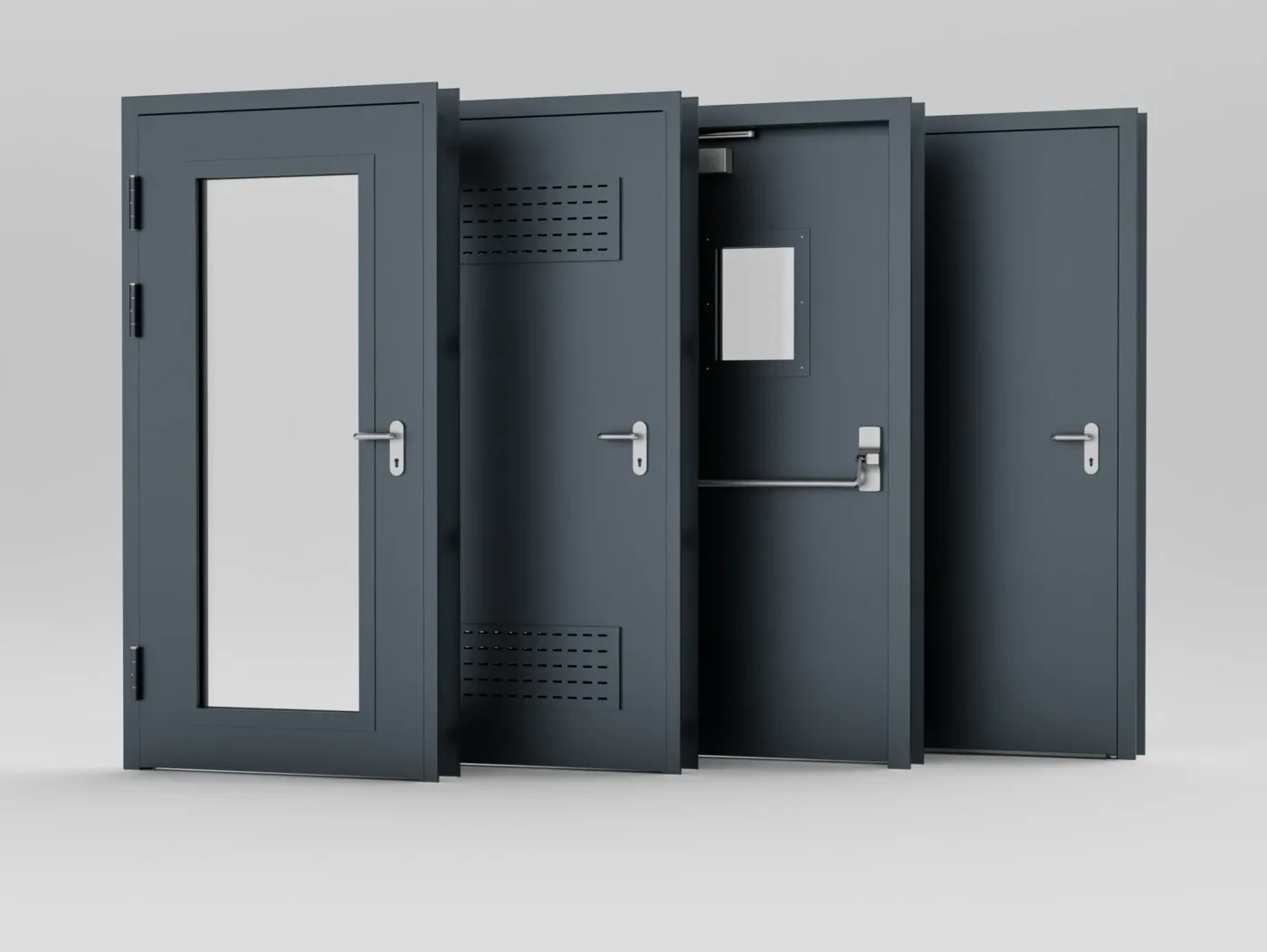 DMSteel yangın dayanımlı metal kapılar