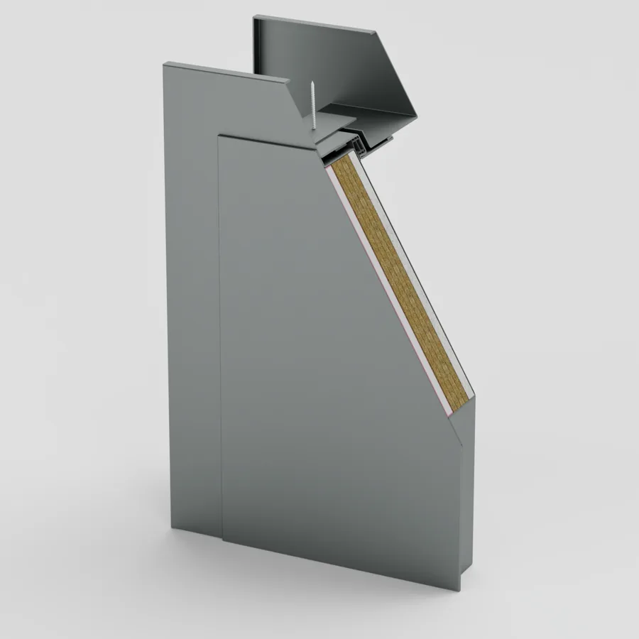 DMSteel EI90 kapı kesiti