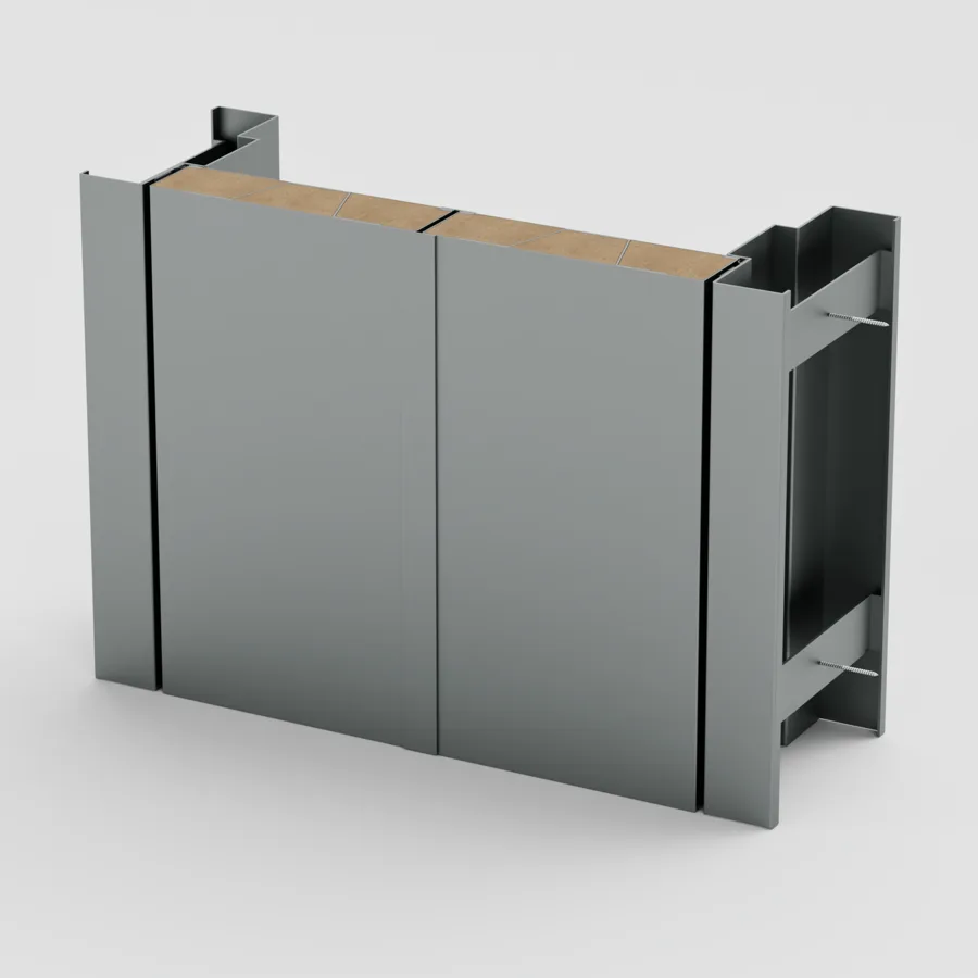 DMSteel NFR Double kapı kesiti