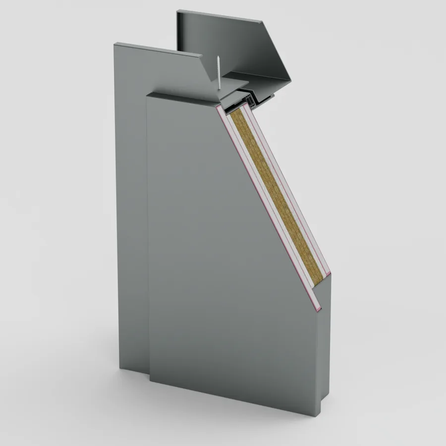 DMSteel EI120 kapı kesiti