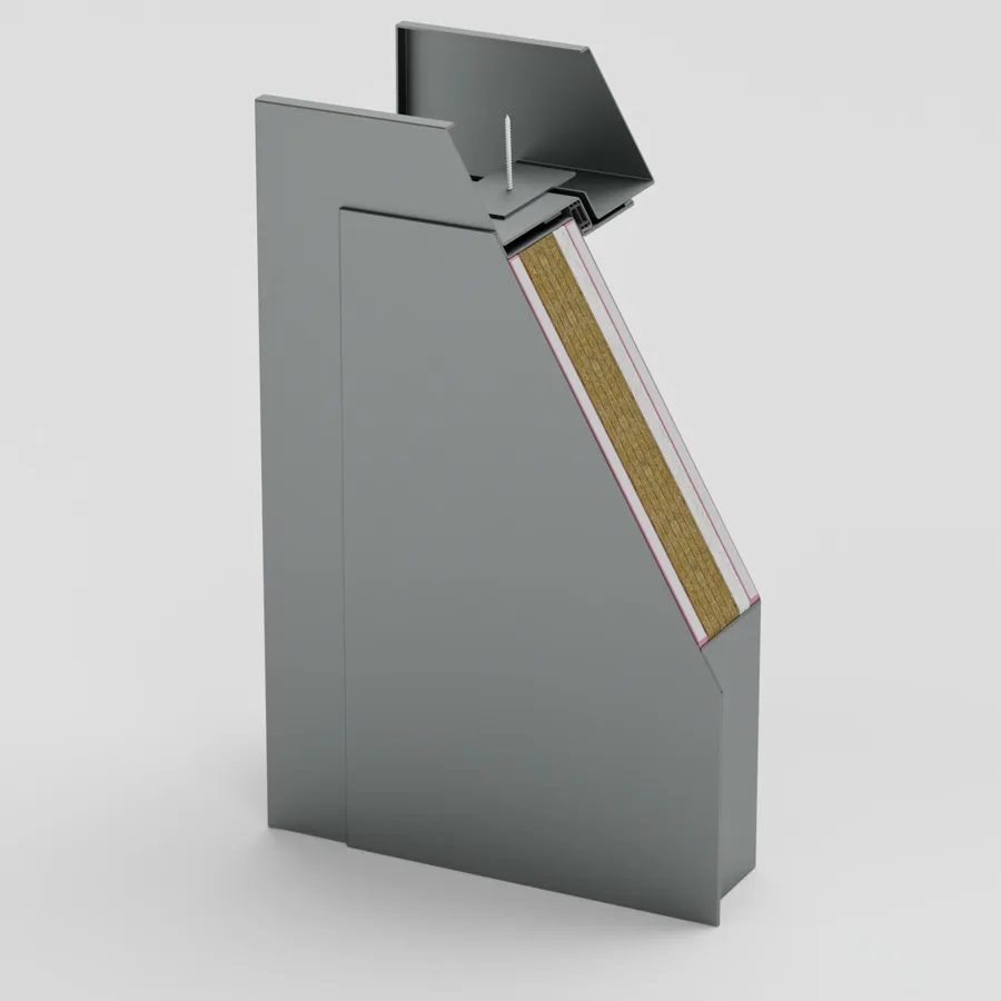 DMSteel EI90 DS kapı kesiti