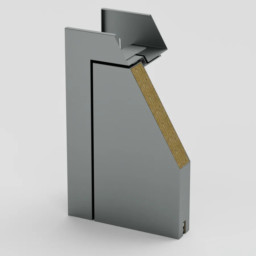DMSteel UL10b 90 kapı kesiti