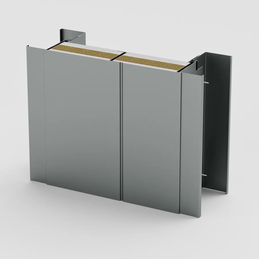 DMSteel EI120 Double kapı kesiti