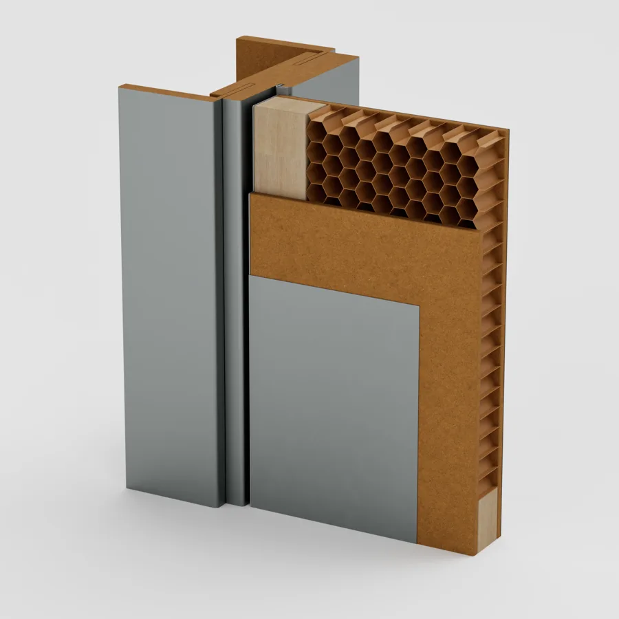DMWood Basic kapı kesiti