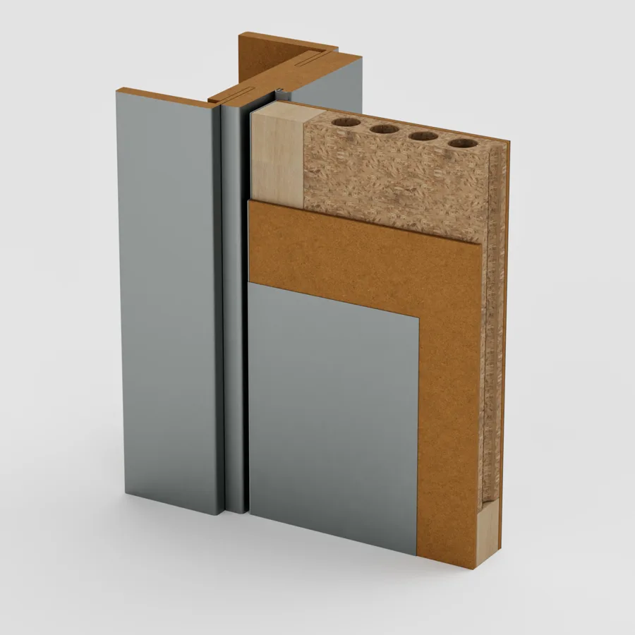 DMWood Solid kapı kesiti