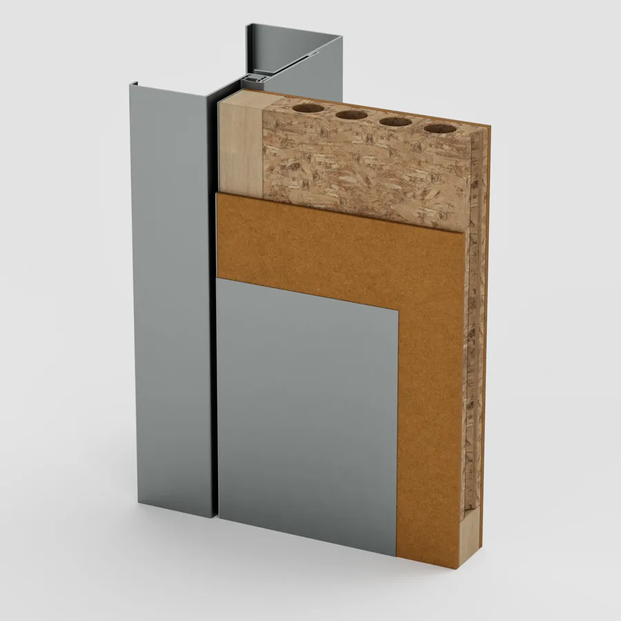 DMWood Solid STL kapı kesiti
